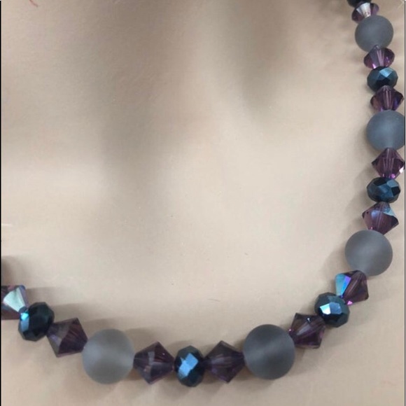 NWT Swarovski Crystal Necklace Set - Picture 8 of 11